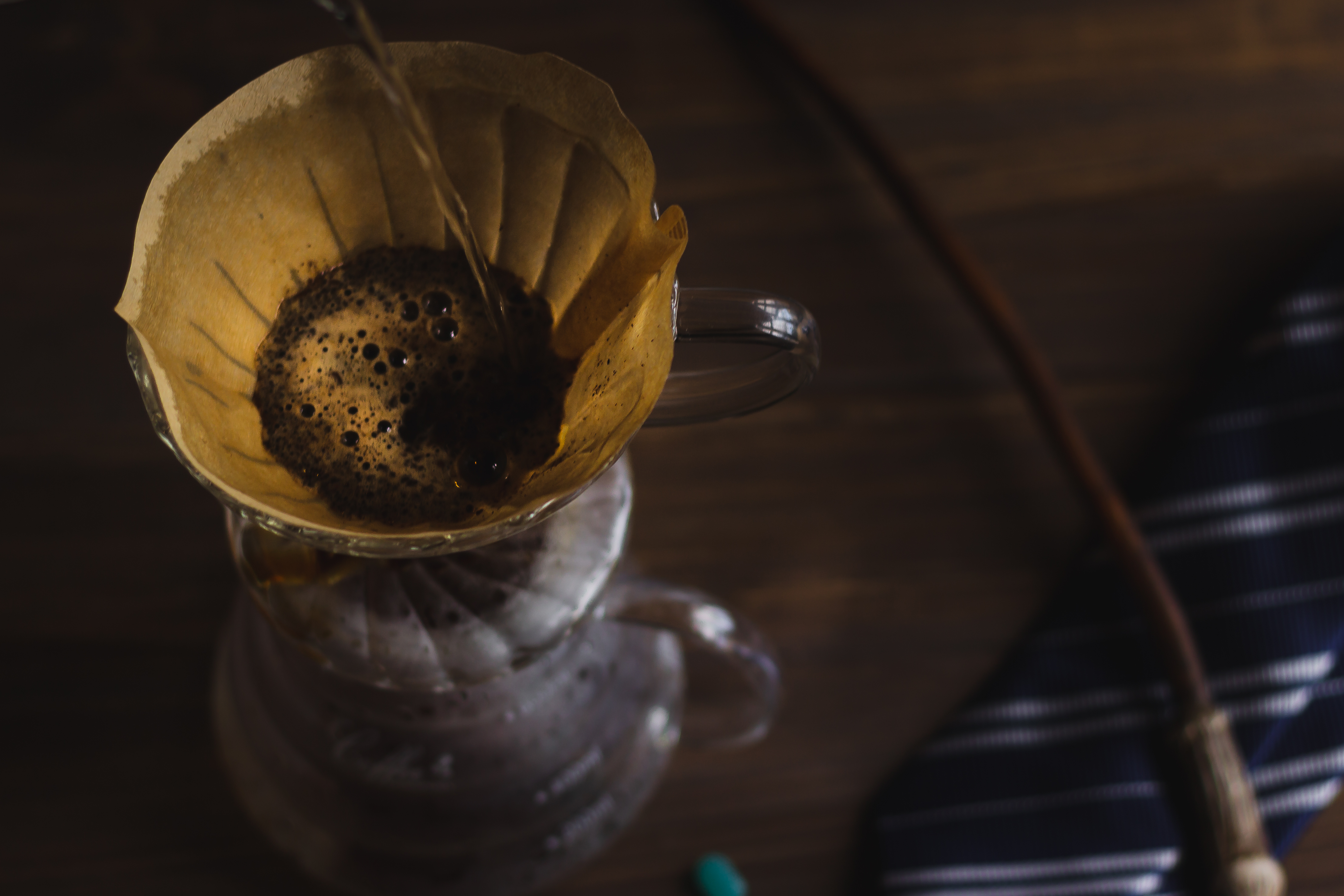 Bule e filtro de café V60